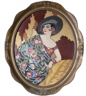 Tablou goblen , Domnisoara