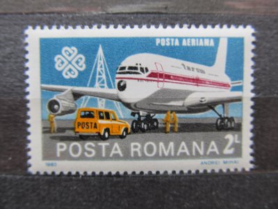 Posta aeriana , 1983 , nestampilat
